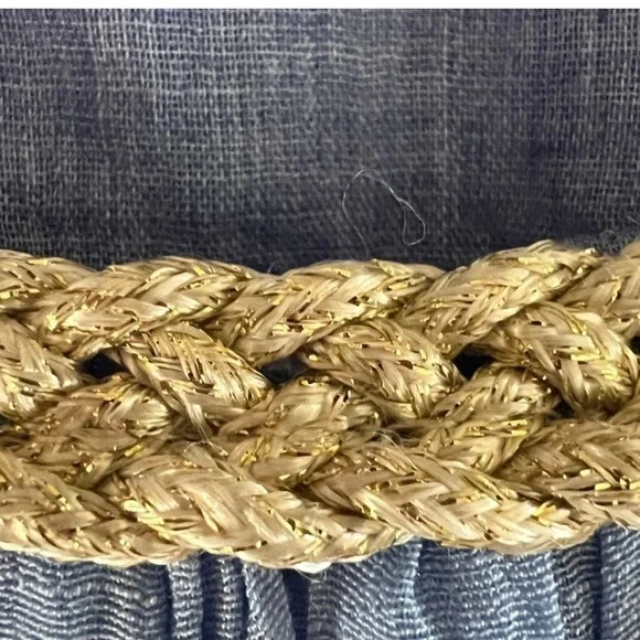 ⭐️Sand & Spirit Periwinkle Braided
Metallic Sundress, Excellent Condition,Size M - Picture 7 of 16